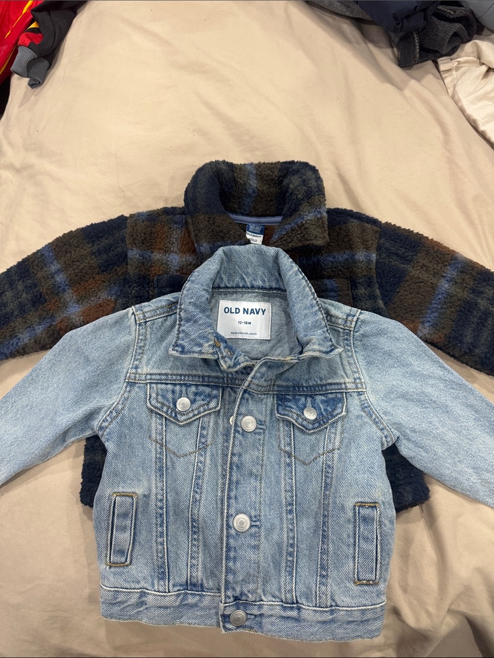 Old Navy Light Wash Blue Denim Jacket for Kids